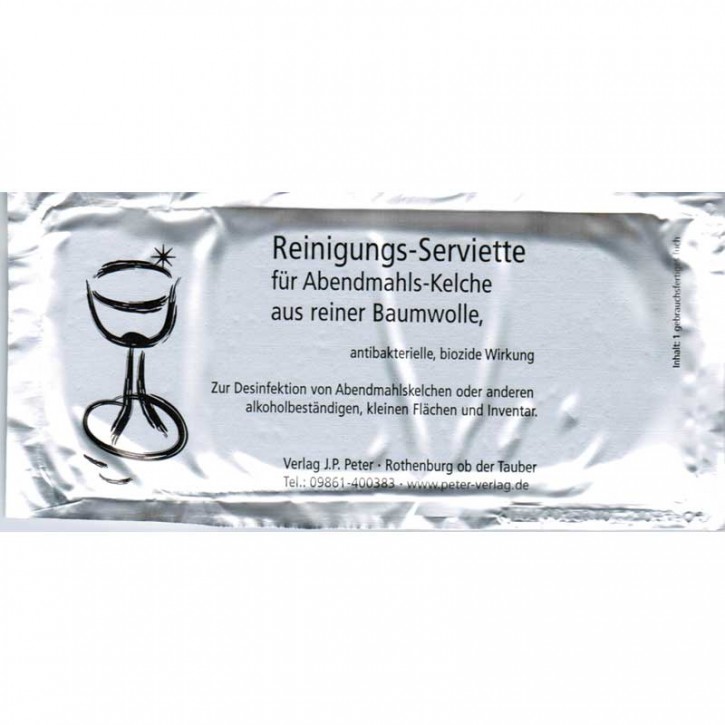 Reinigungs-Serviette für Abendmahls-Kelche