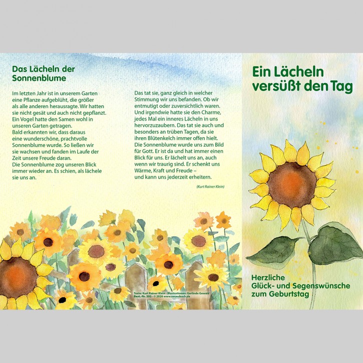 PC-Leporello - Herzl. Glück- u. Segenswünsche