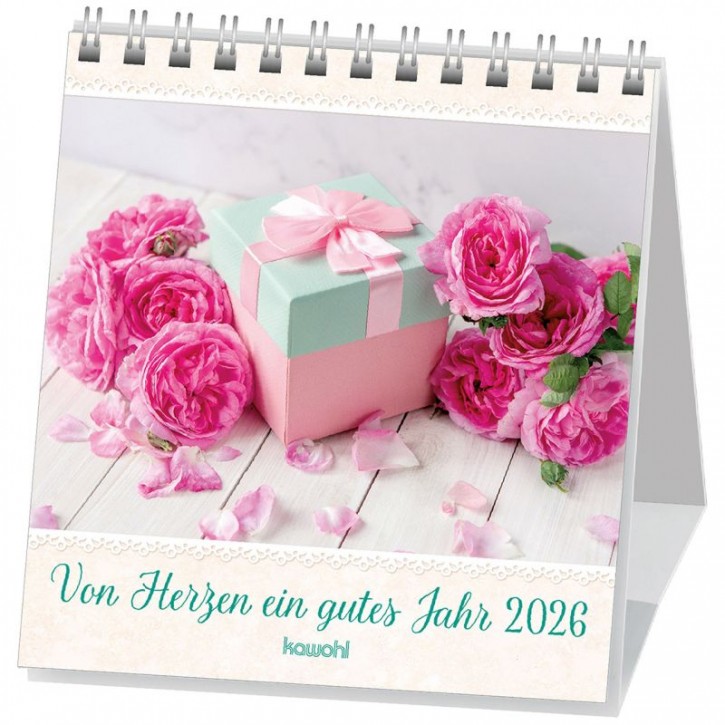 Kalender: Von Herzen ein gutes Jahr 2026