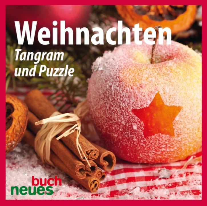 Tangram/Puzzle Weihnachten-Apfel