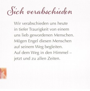 Von Engeln getröstet
