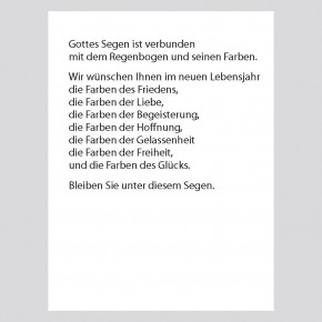 Grußkarte: Lebensfarben