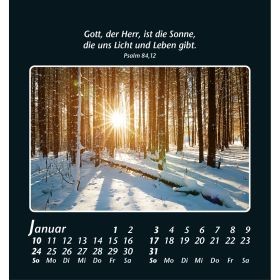 Kalender: Zeit der Stille 2027