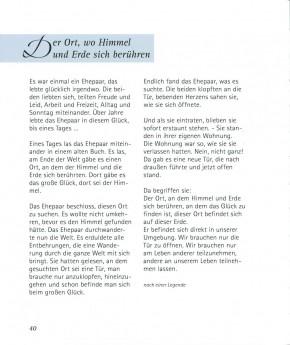 Wie vor Jahr und Tag - Zum Ehejubiläum
