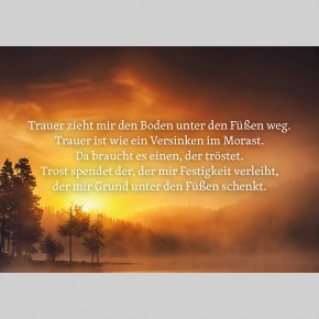Getragen in schwerer Zeit
