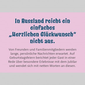 Es gratuliert die Welt