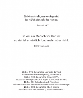 Kalender - Lebensworte 2027