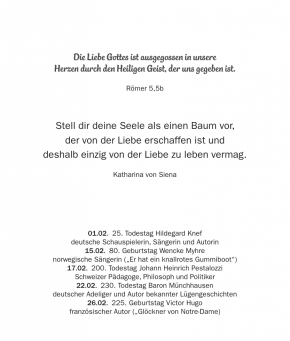 Kalender - Lebensworte 2027