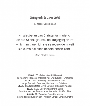 Kalender - Lebensworte 2027