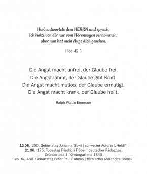 Kalender - Lebensworte 2027