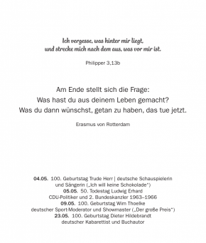 Kalender - Lebensworte 2027