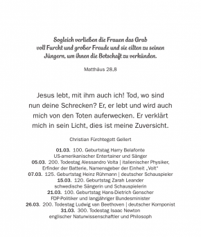 Kalender - Lebensworte 2027