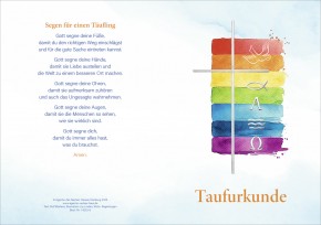 Taufurkunde Regenbogen (PC)